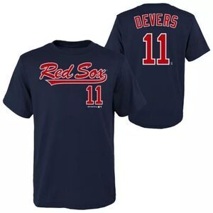 MLB Boston - Size S -  Red Sox Boys' Player T-Shirt